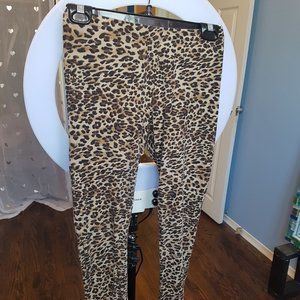 Leopard Print Tights